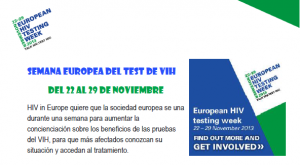 Lee más sobre el artículo European HIV Testing Week en ACCAS
